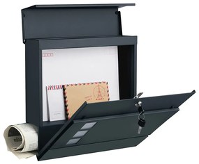 Postaláda újságtartóval