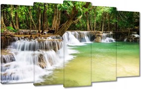 Festmények 100x60 tájkép vízeséssel