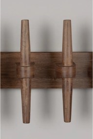 Natúr színű mangófa fali fogas Jakub – Dutchbone