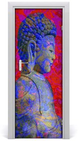 Ajtó tapéta absztrakció buddha 75x205 cm