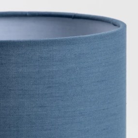 Brilagi - Asztali lámpa NUBILA WOOD 1xE27/25W/230V tölgy/sötét kék