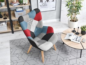 Fotel Nutri (patchwork + fekete). 1110344