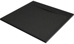Mexen Otto SMC 80 x 80 cm-es, fekete színű, négyzet alakú zuhanytálca - 4N708080