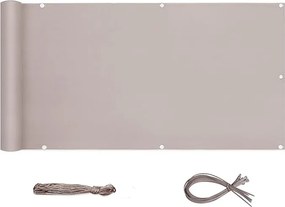 Erkélyszőnyeg Terasz Erkélykerítés 75 X 500 CM Uv 160G/M2 Sekey