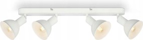 Fehér spotlámpa mennyezetre Briloner Brilo 2674-046, 4x E14, 55 cm