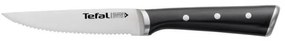 Tefal - 4 darabos rozsdamentes acél steakkés készlet ICE FORCE 11 cm, króm/fekete