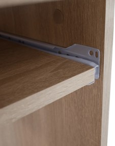 Számítógépasztal, sonoma tölgyfa, VERNER NEW