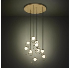 Eglo 390345 - LED Dimmelhető csillár zsinóron PORTOCOLOM 10xLED/3W/230V átm. 58 cm