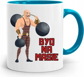 Kék Vicces Byq Bögre Tömegnövelő Nyomtatott Fotóval