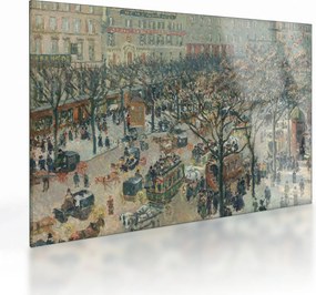Üveg kép - Camille Pissarro, Boulevard des Italiens, Morning, Sunlight, reprodukciók (70x50 cm)