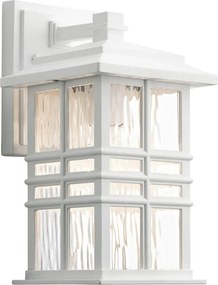 ELSTEAD KLBEACONSQUARESWH BEACON SQUARE Klasszikus Kültéri Fali Lámpa Fehér E27 IP44