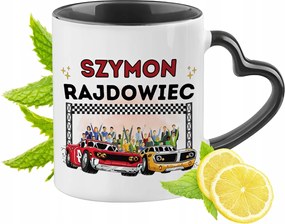 Fekete Bögre Szív Alakú Füllel Simonnak Ideális Ajándék