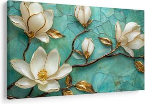Kép - 3D magnóliák (90x60 cm)