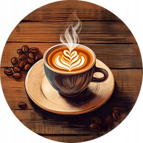 Kerámia poháralátétek x4 Ajándék kávéscsésze