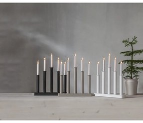 Bézs karácsonyi fénydekoráció Plate – Star Trading