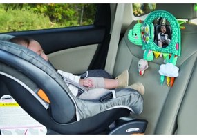 Infantino - Akasztós játék tevékenységekkel és tükörrel elefánt