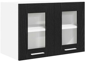 Függő szekrény Riga 2 pcs Fekete tölgy 60 x 31 x 40 cm Faanyag