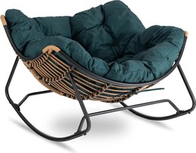 Hintaszék zöld színben ELTON