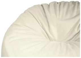 Világosszürke buklé babzsákfotel Om 135 – SLOWDOWN