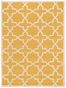 Gyapjú szőnyeg Windsor sárga 200x300 cm