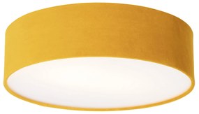Modern mennyezeti lámpa okker 40 cm arany belsővel - Drum