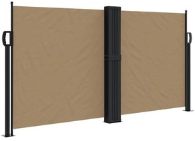 tópszínű behúzható oldalsó napellenző 120 x 1000 cm
