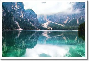 Poszterek keretben 60x40 Csónak a hegyi tavon