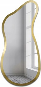 Angelit II Shine organikus tükör tükörkeretben arany fényes 61x140