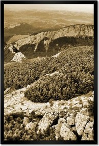 Poszterek keretben 40x60 Tátra Lengyel hegyek Kilátás