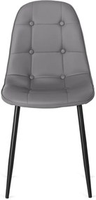 Szürke Eco-bőr Étkezőszék. ARIS