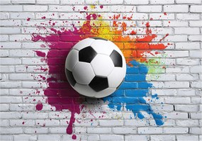 Fotótapéta Gyerekeknek Fiú Labdarúgás Tapéta Gyerekszoba 250x175