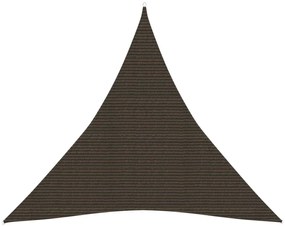 barna HDPE napvitorla 160 g/m² 3,6 x 3,6 x 3,6 m