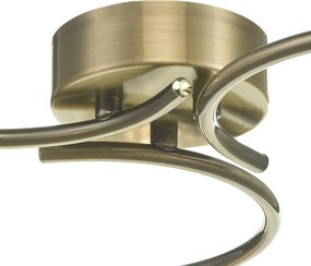 Dar Lighting modern mennyezeti lámpa nakita antik sárgaréz darnak5375-06
