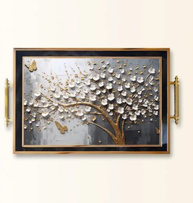 Üveg tálca, 38×24 cm – TPA9889