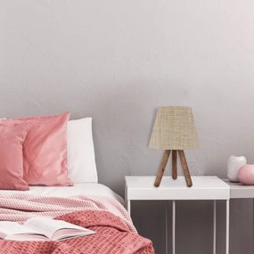 Asztali lámpa AYD 1xE27/60W/230V krém