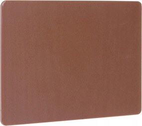 Haccp Vendéglátóipari Vágódeszka 450X300MM Barna Felvágott Húsokhoz