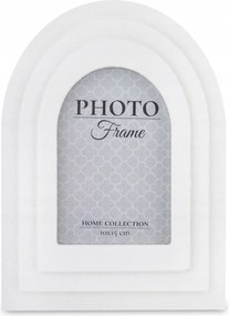 Fényképtartó Keret 10x15 Álló Glamour Fehér Dísz
