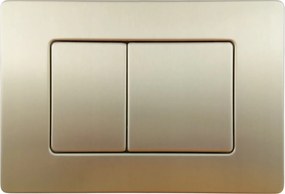 Alt7 Wc nyomógomb acél arany Geberit Duofix Sigma UP320 UP720 állványhoz