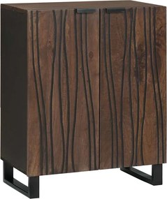 vidaXL Széf Dió 60 x 33,5 x 75 cm Tömör Mangófát