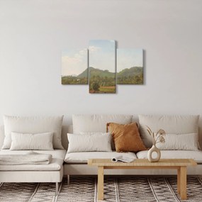Kép - Simon Denis,  View Near Naples, reprodukciók (90x60 cm)