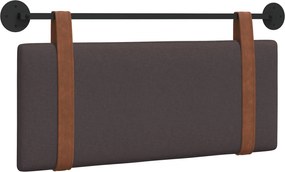 vidaXL Fali Fejtámla Falra szerelhető Sötét Barna 100 x 40 cm Faanyag