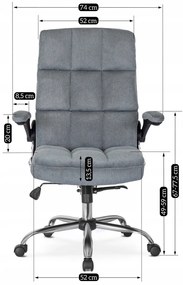 Irodai Forgószék Szürke Árnyalatban. LONDON