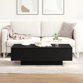 Kávézóasztal Fekete Tölgy 100x30x36,5 cm Mérnöki Fa