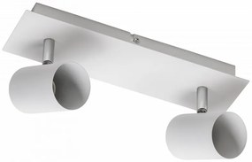 Lámpa Mennyezeti lámpatest VENETO, IP20, max. 20W, 2 x GU10, kör, fehér