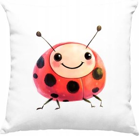 Katicabogár párna Szép Színes 2 Fehér