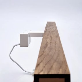 Brilagi-LED Fürdőszobai tükörmegvilágítás WOODY MIRROR LED/15W/230V IP44 tölgy/fehér