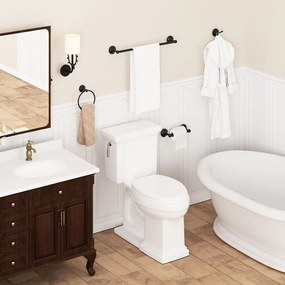 Falra szerelhető wc papír tartó 332869A BLACK