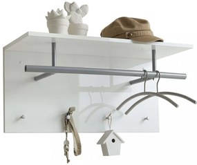 Fmd fehér falra szerelhető fogas 72 x 29,3 x 34,5 cm