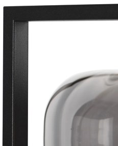 Okos állólámpa fekete füstüveggel, WiFi ST64-gyel - Qara Down