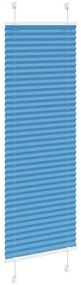 pliszírozott redőny kék 45x150 cm szövetszélesség 44,4 cm